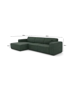 Espada chaiselongsofa XL Venstrevendt