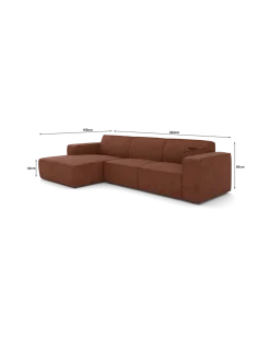 Espada chaiselongsofa XL Venstrevendt