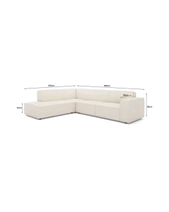 Espada hjørnesofa XL Venstrevendt med open end