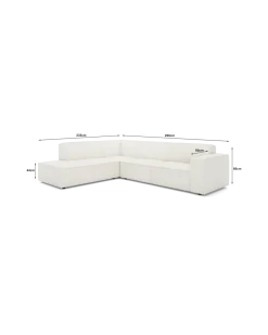 Espada hjørnesofa XL Venstrevendt med open end