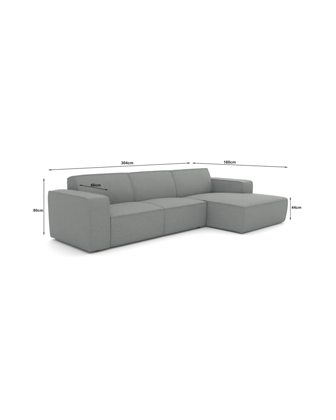Espada Sofa Med chaiselong højre