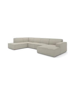 Espada U-sofa Venstrevendt med chaiselong og open end