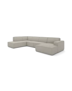 Espada U-sofa Venstrevendt med chaiselong og open end