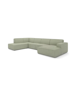 Espada U-sofa Venstrevendt med chaiselong og open end
