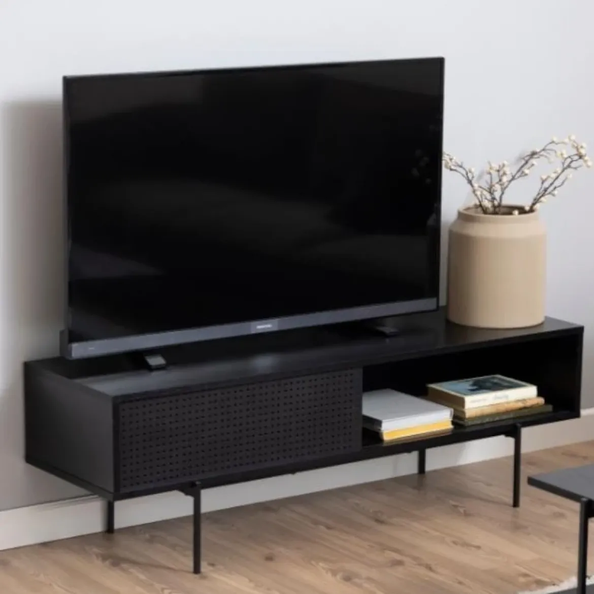Estella TV-bord Sort ask