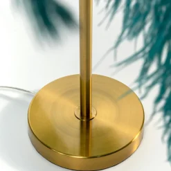 Feather palm bordlampe Petrol