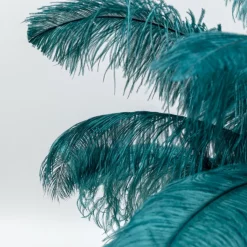 Feather palm bordlampe Petrol