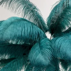 Feather palm gulvlampe Petrol