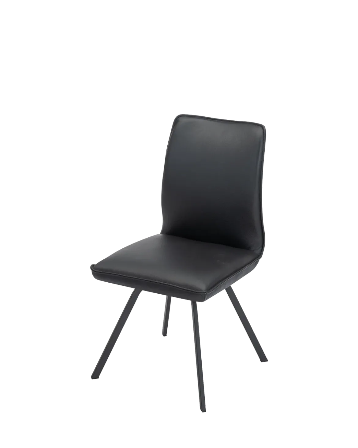 Fiore spisebordsstol Sort læder