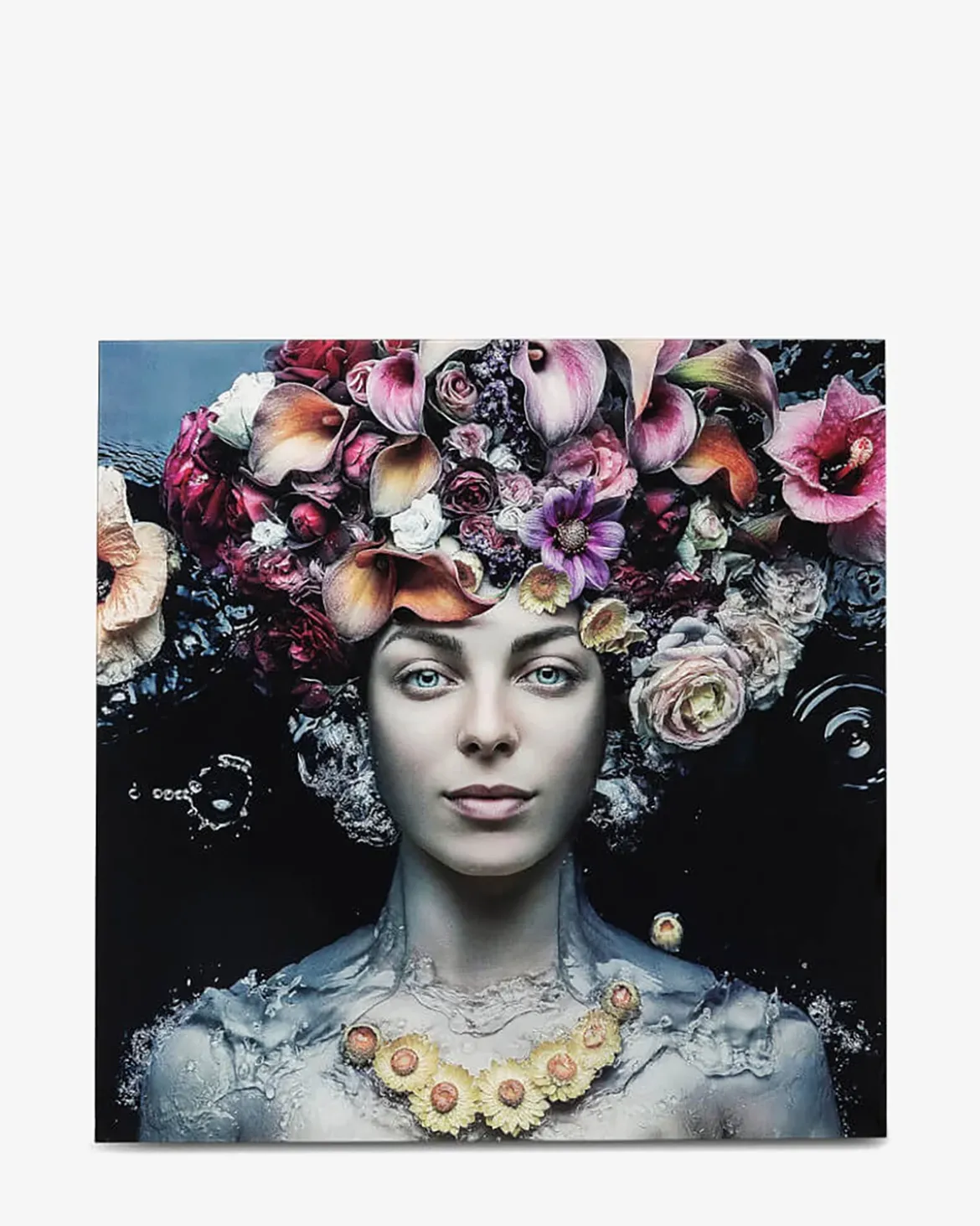 Flower art lady glas galleri Galleri