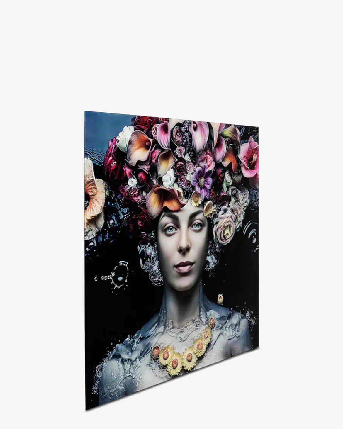 Flower art lady glas galleri Galleri
