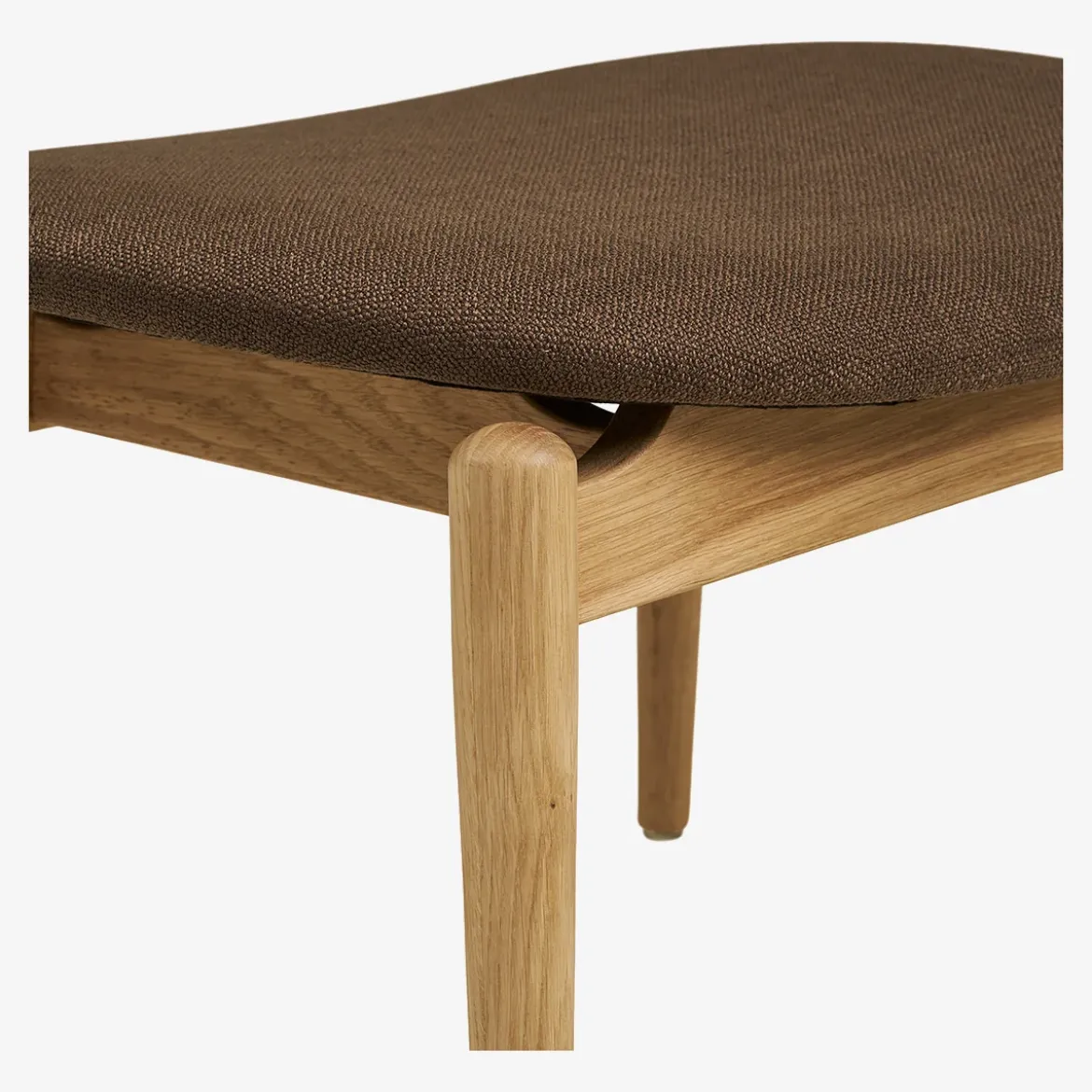 Frame fodskammel Natur/brun