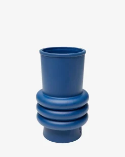 Gina vase blå glas Vase