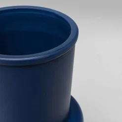 Gina vase blå glas Vase