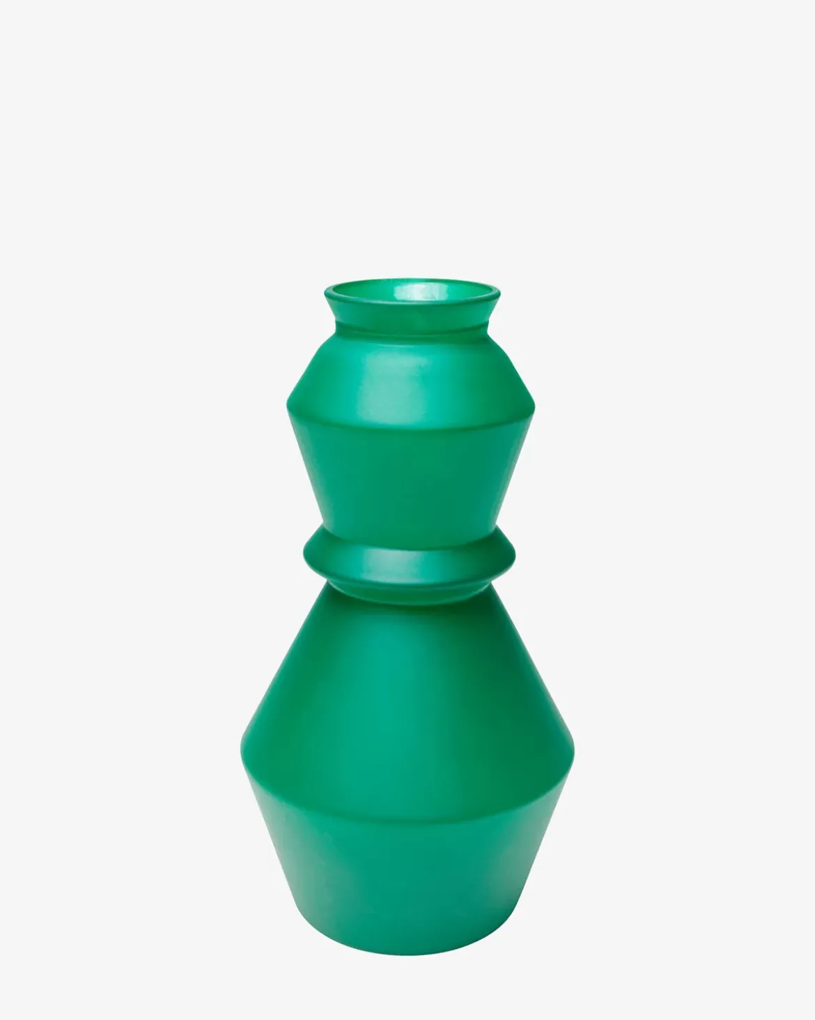 Gina vase grøn glas Vase