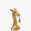 Giraf bordlampe buste Guld