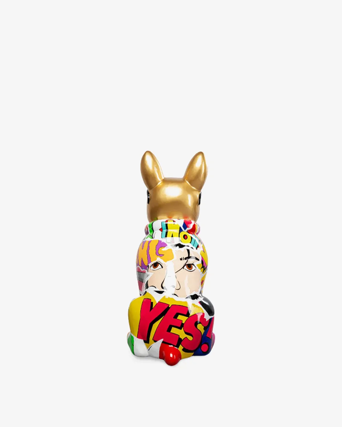 Graffiti hund Figur