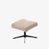 Harlem fodskammel Taupe