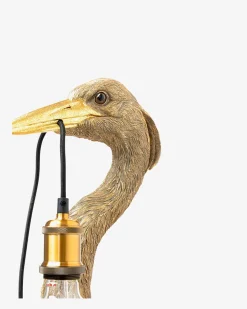 Hejre væglampe Guld