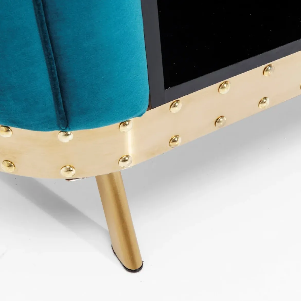 Hollywood bardisk Blå velour