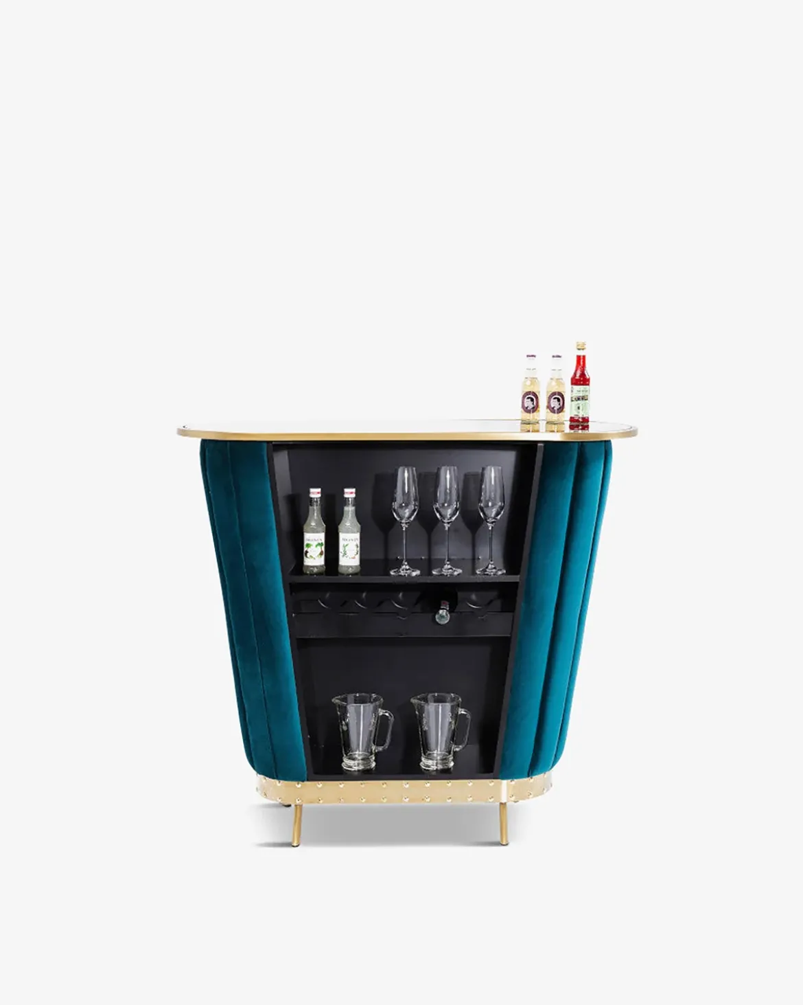 Hollywood bardisk Blå velour