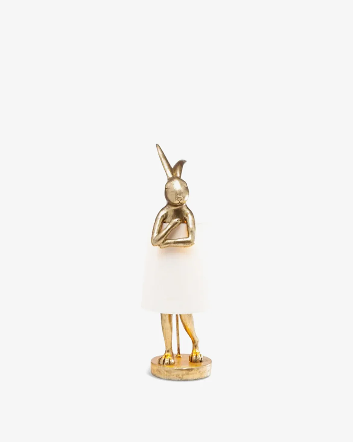 Kanin bordlampe m/skærm 50cm