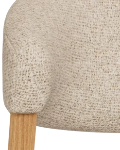 Larry Spisebordsstol, Beige/eg