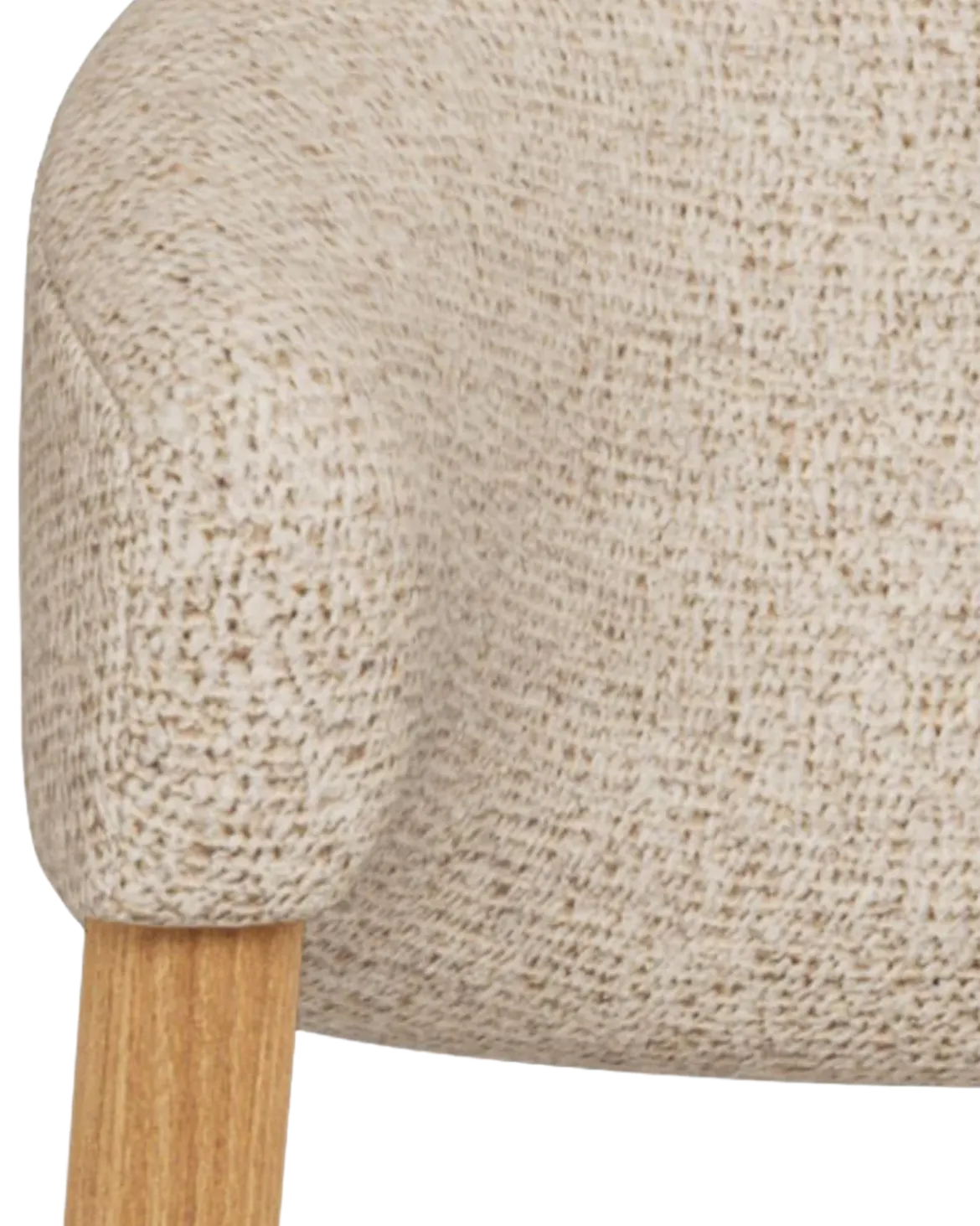 Larry Spisebordsstol, Beige/eg