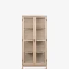 Linley vitrine Hvidpigmenteret eg