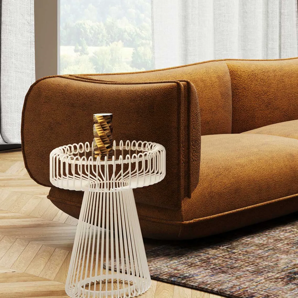 Lisboa sidebord Greige