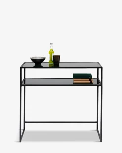 Loft konsolbord Sort