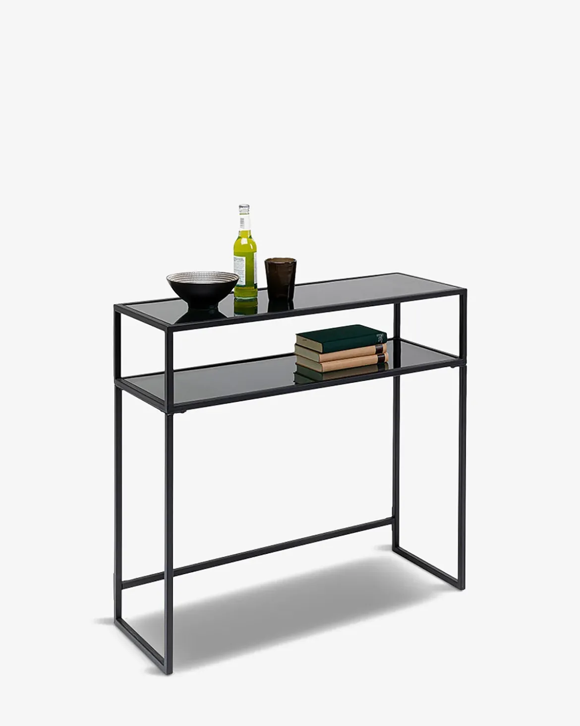 Loft konsolbord Sort