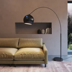 Lounge gulvlampe Sort