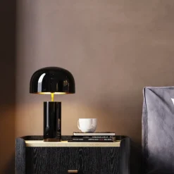 Loungy bordlampe Sort