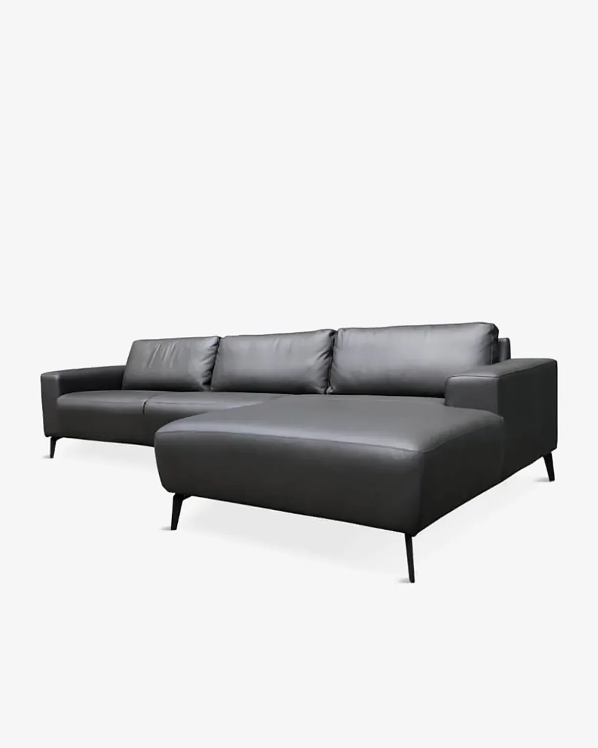 Modu byggesofa Antracite læder