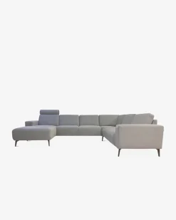 Modu byggesofa Lysegrå velour