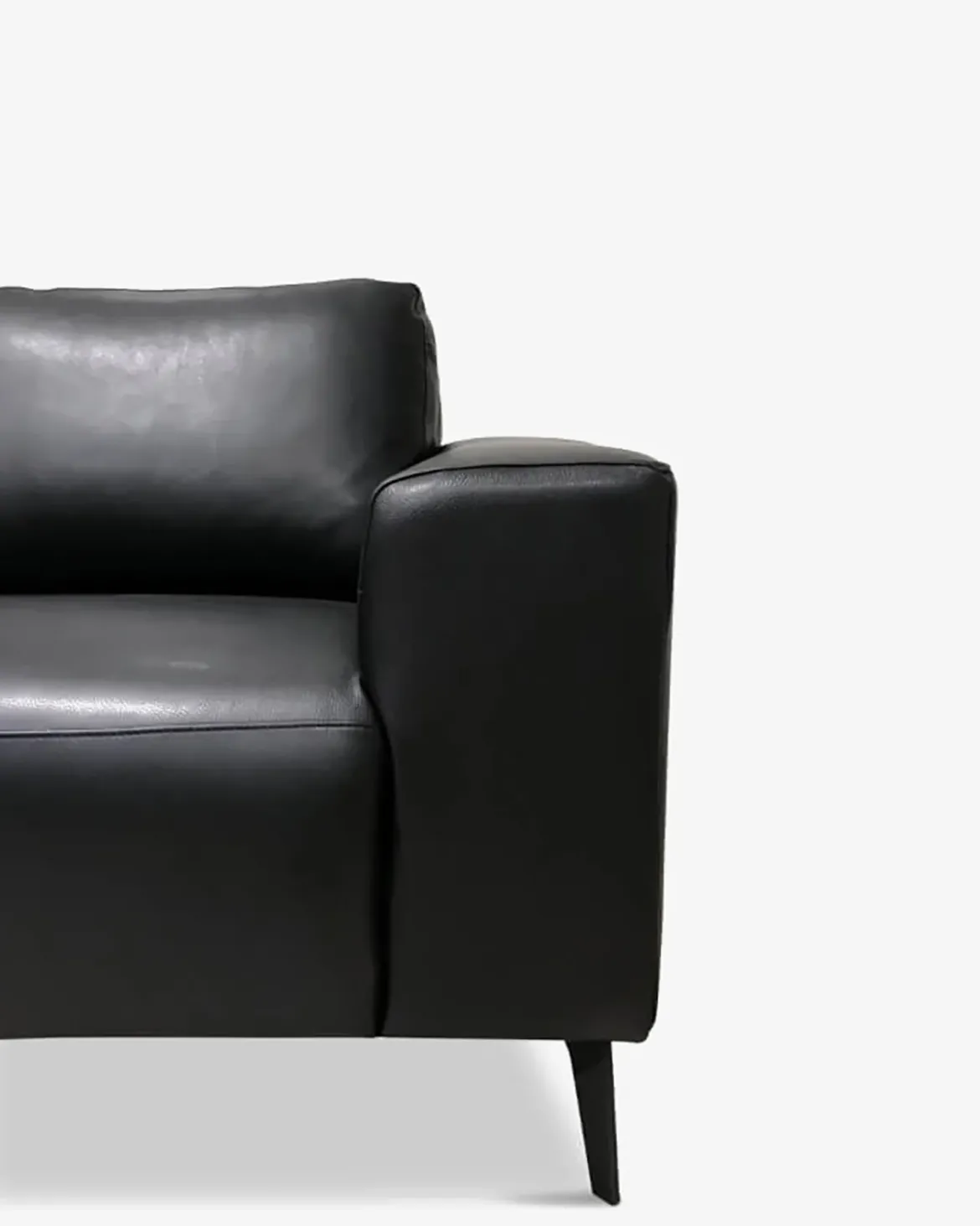 Modu byggesofa Sort læder