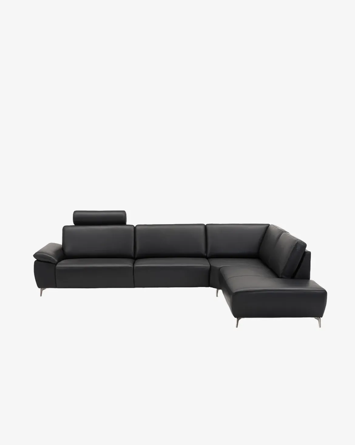 Modu hjørnesofa m/open end Sort læder