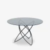 Molekular spisebord Smoke glas