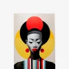 Muse retro lady red glas galleri Galleri