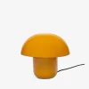 Mushroom bordlampe Gul