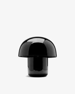Mushroom bordlampe Sort