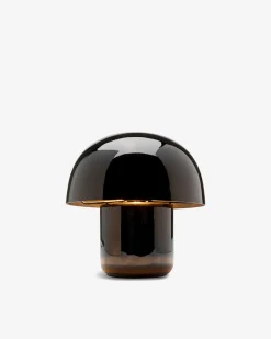 Mushroom bordlampe Sort