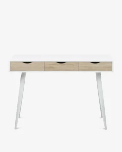 Neptun skrivebord hvid/eg Skrivebord
