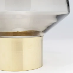 Noble ring vase Brun