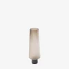 Noble ring vase Mat brun glas