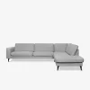 Nova hjørnesofa m/open end Lys grå