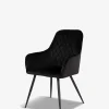 Olly spisebordsstol Sort velour