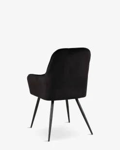 Olly spisebordsstol Sort velour