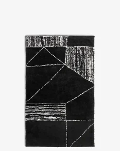 Opaco tæppe sort/hvid 170x240cm Tæppe